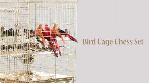Bird Cage Chess Set